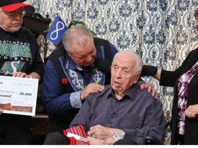 Lucien (Jim) Boucher recognition ceremony